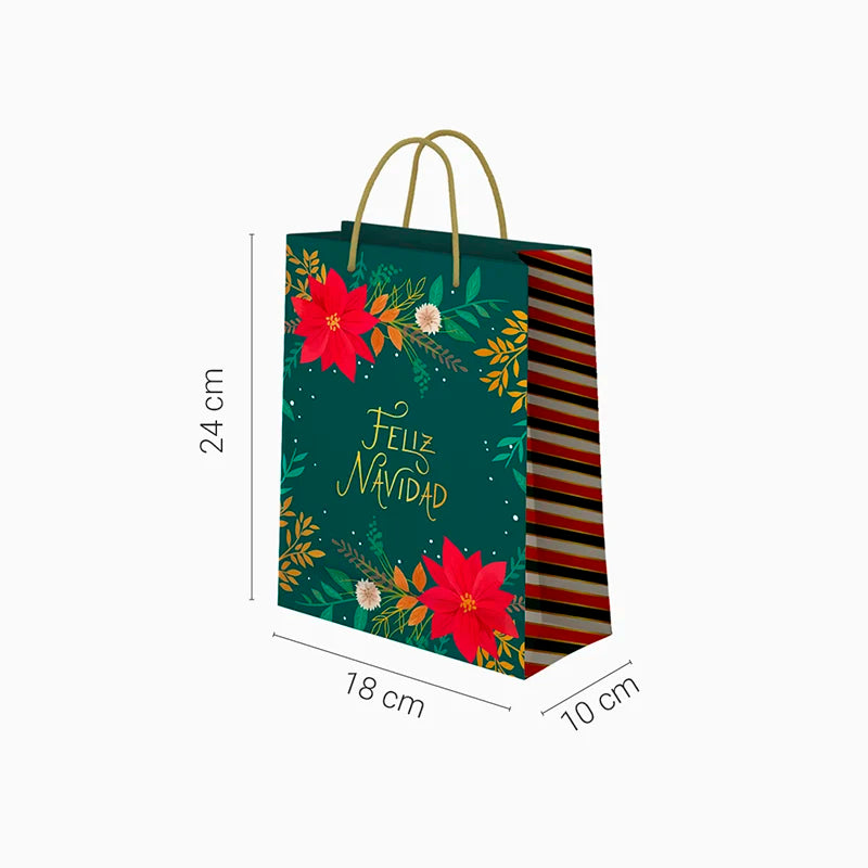 Bolsa de Natal pequena flor de Páscoa