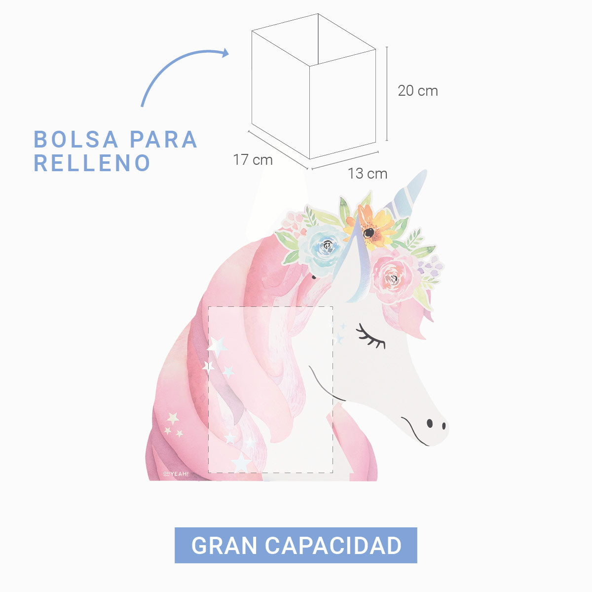 Piñata Unicornio Iridiscente