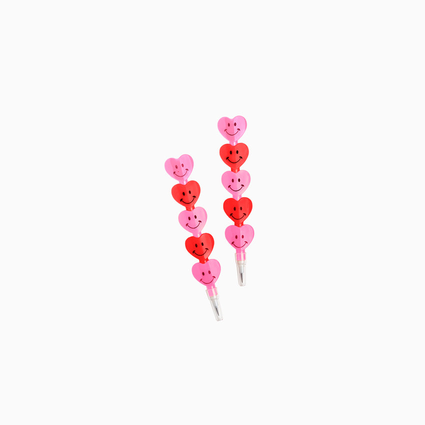 Pencils toy hearts for piñata