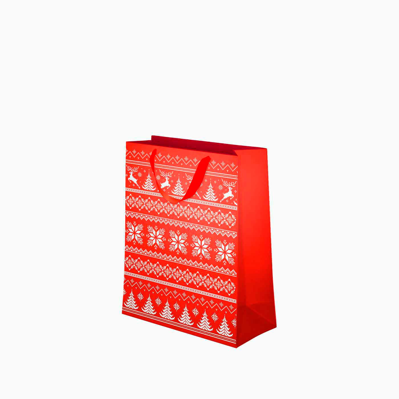 Borsa di Natale da ricamo rosso