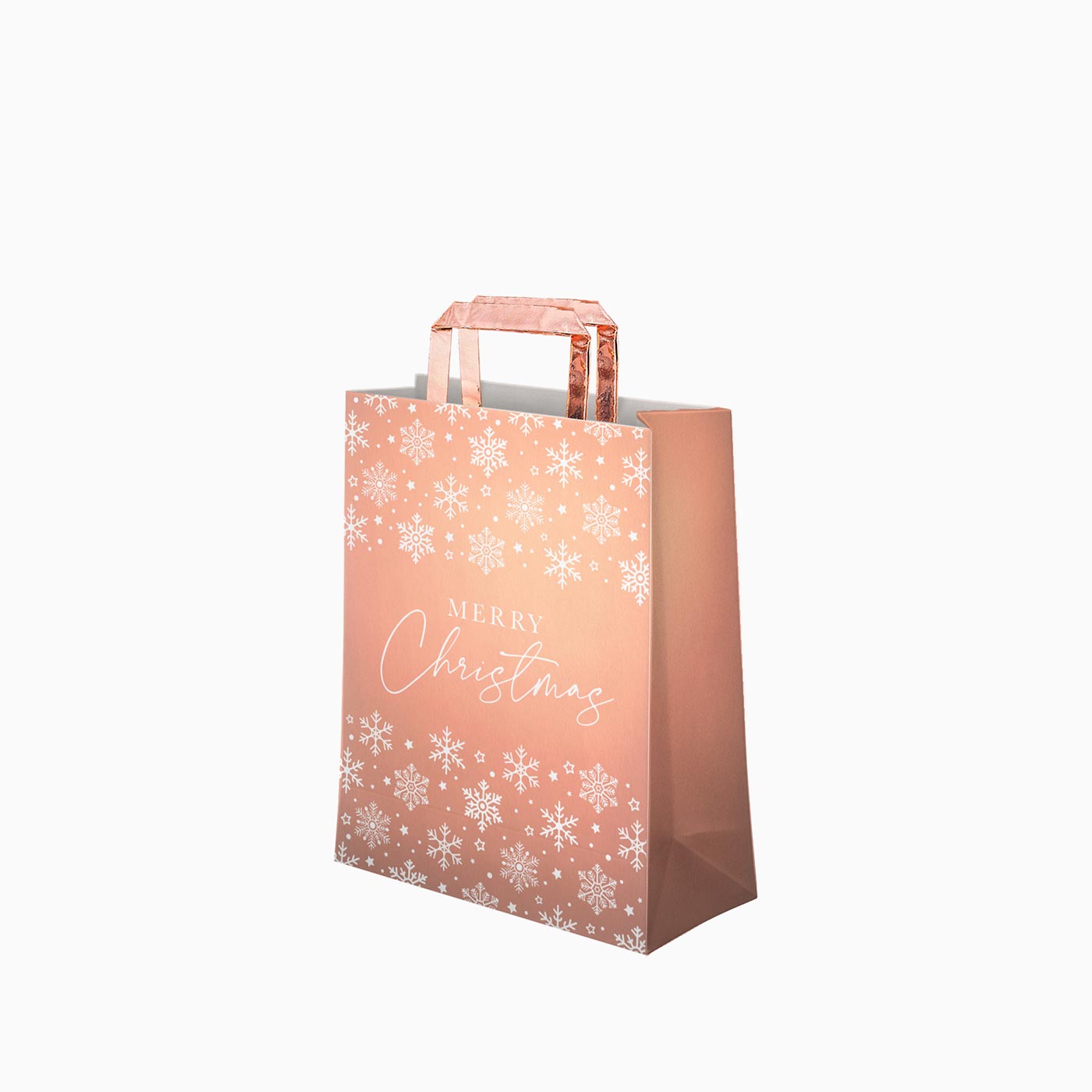 CHRISTMAS SMALL SNAKE GOOD BAG ROSE GOLD