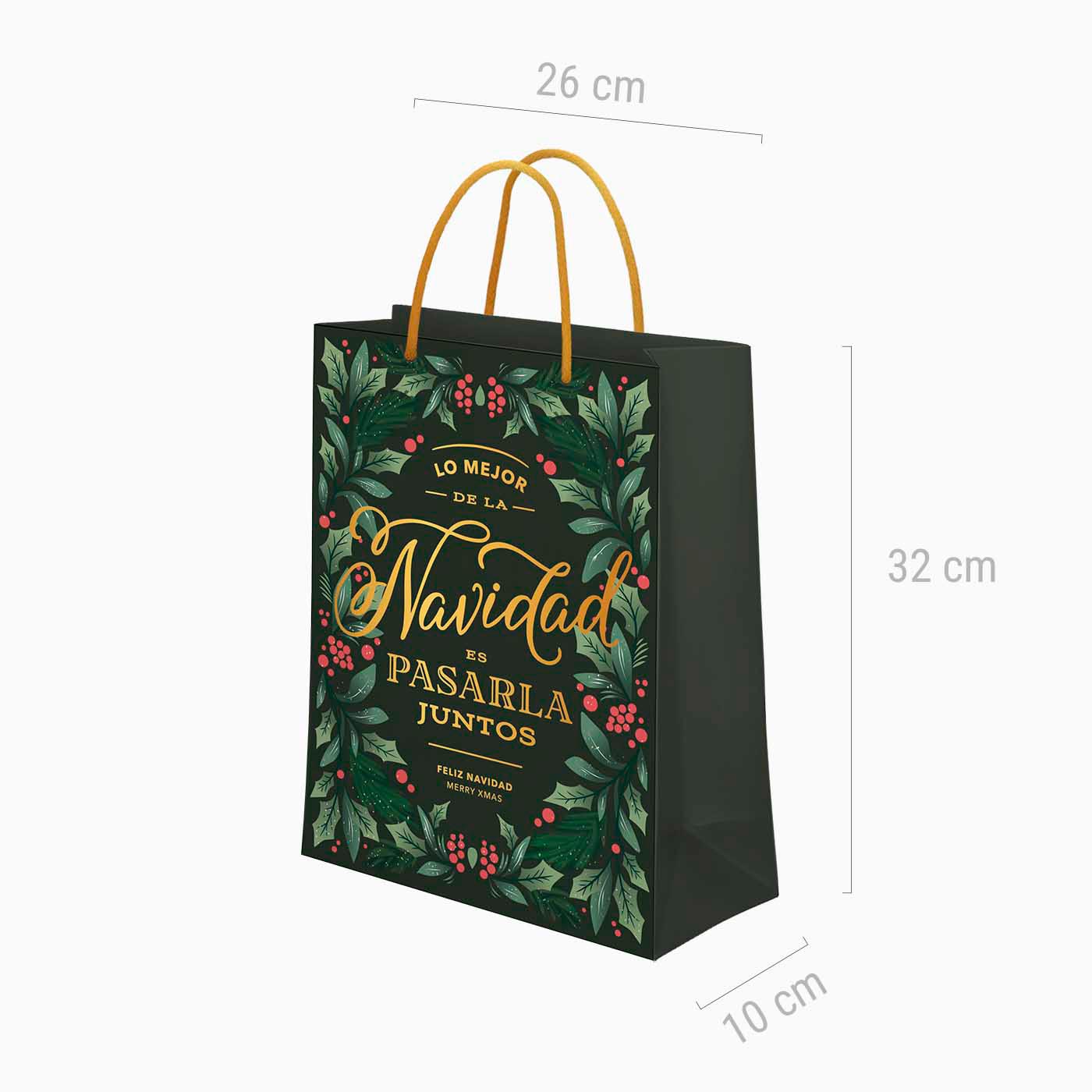 Green Green Christmas Bag