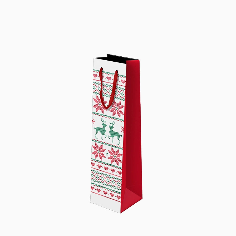 Weihnachtskastenflasche Nordic White