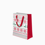 Nordic White Median Christmas Bag