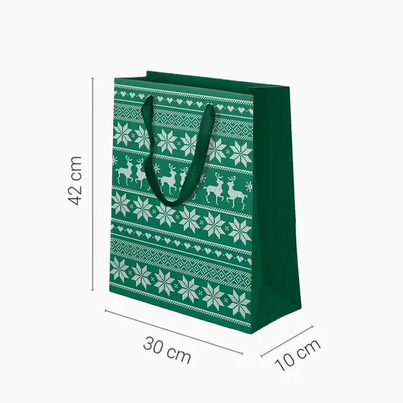 Great Nordic Green Christmas Bag Bag