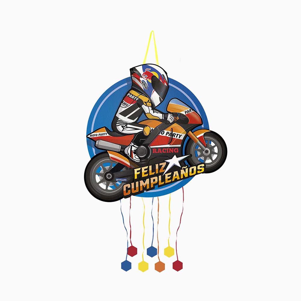 Piñata "Feliz Cumpleaños" Moto GP