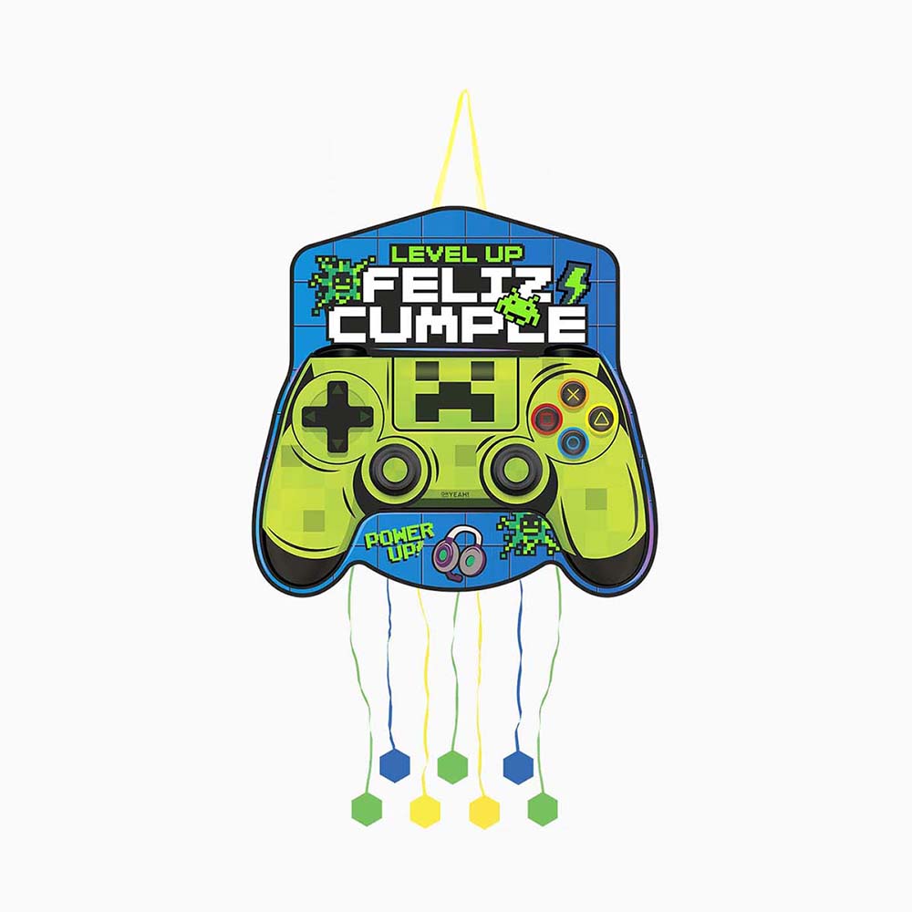 Piñata "Feliz Cumple" Gamer