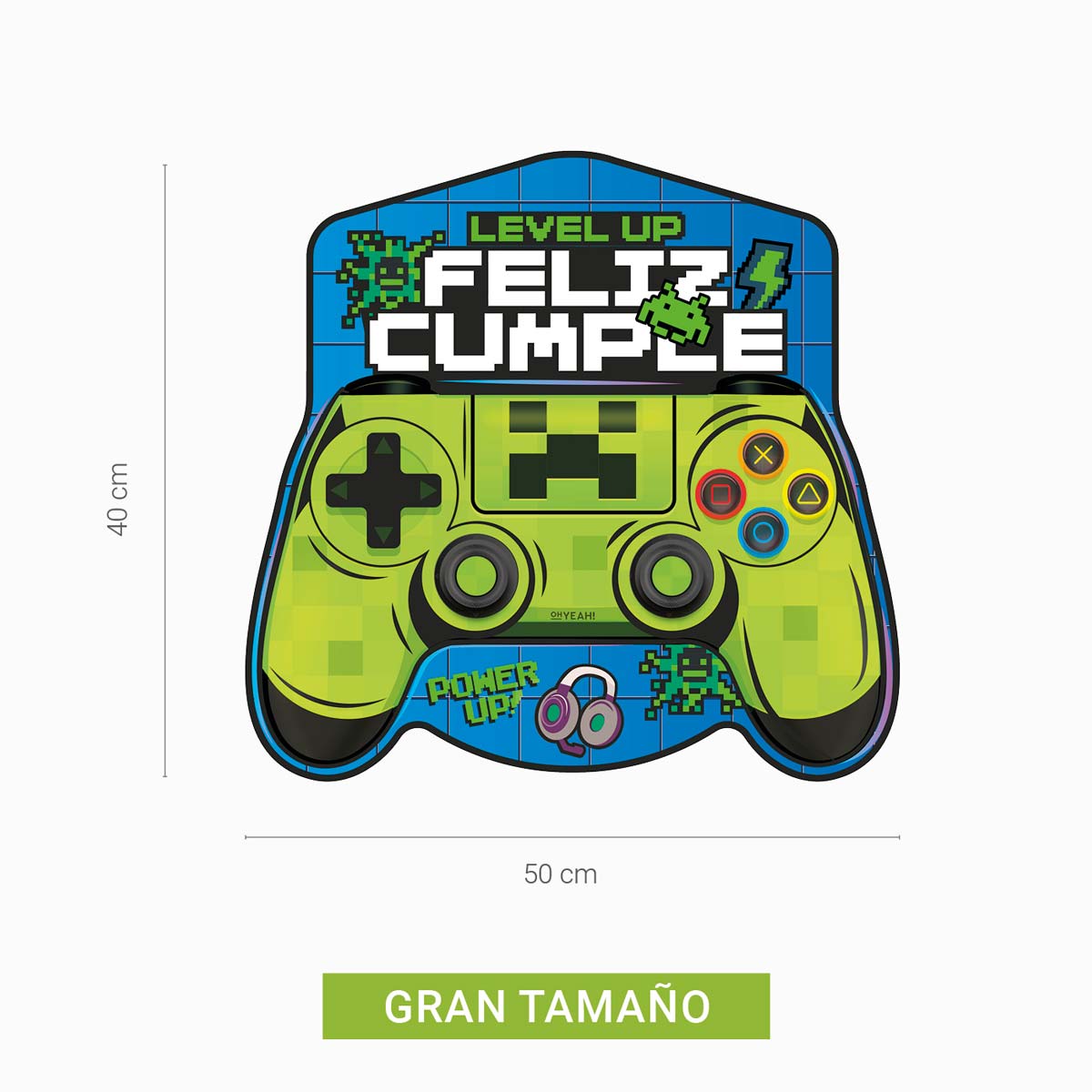 Piñata "Feliz complies" Gamer