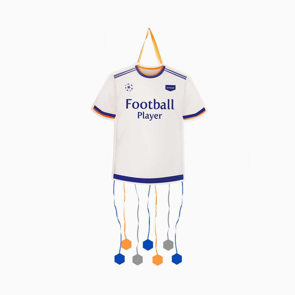 Maglia da calcio bianca Piñata