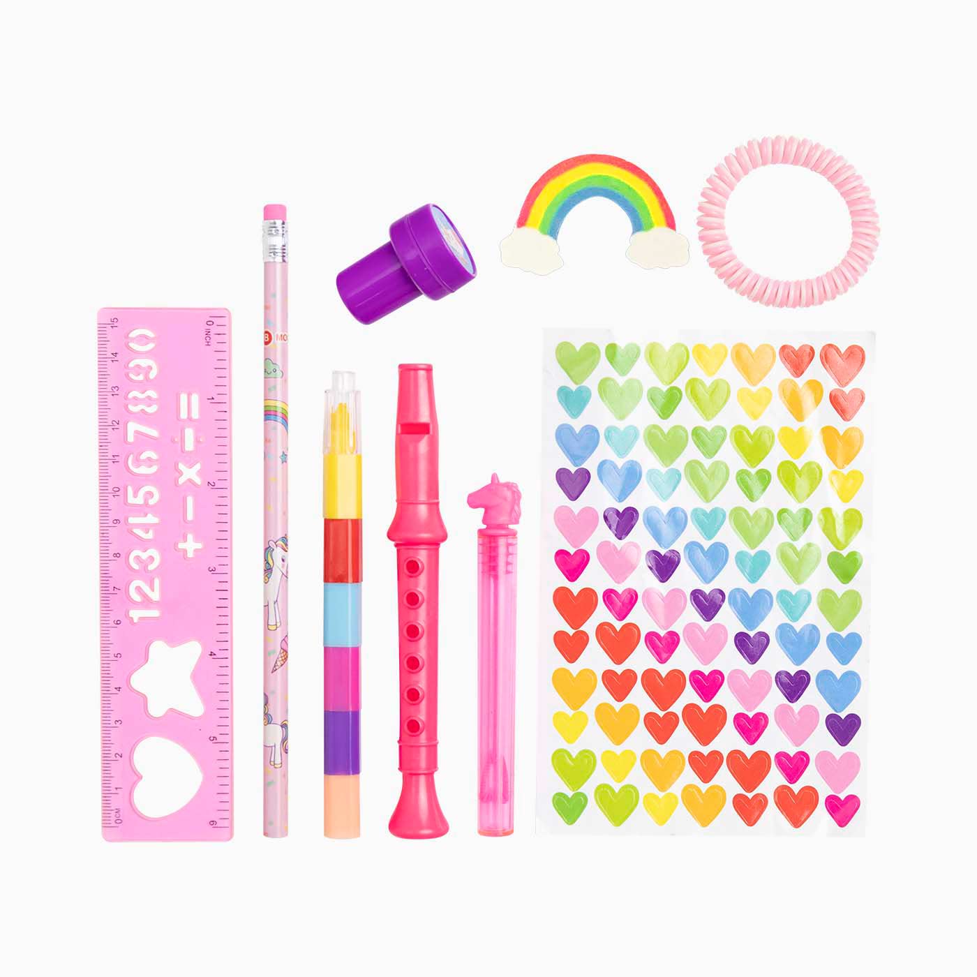 Set Juguetes para Piñata Unicornio