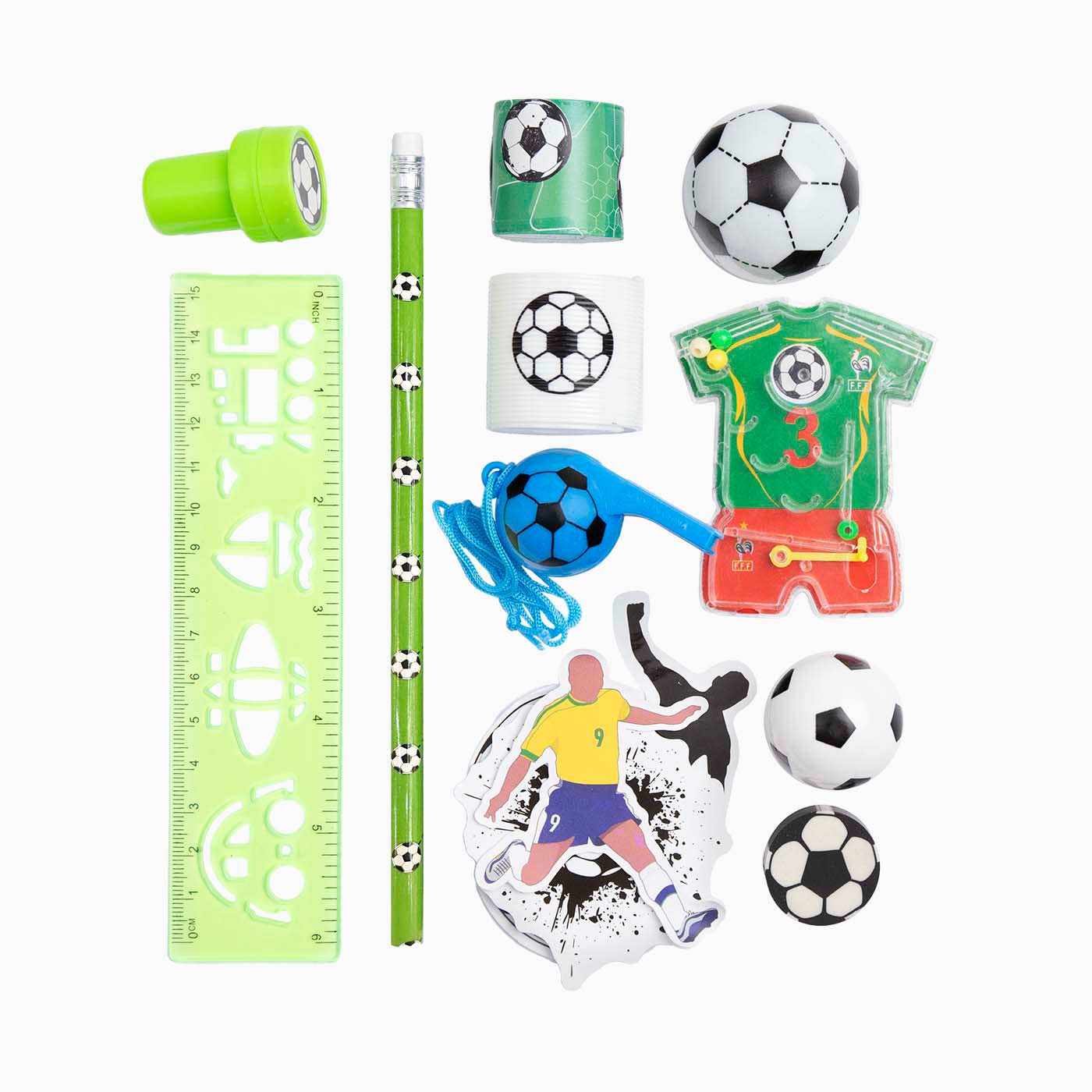 Set Juguetes para Piñata Fútbol