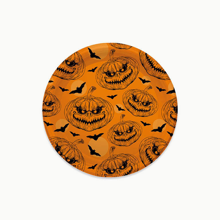 Plassa in plastica Plassa di Halloween Pumpkin