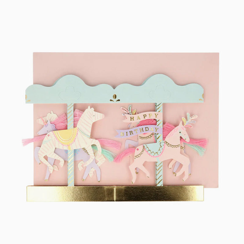 3D carousel card