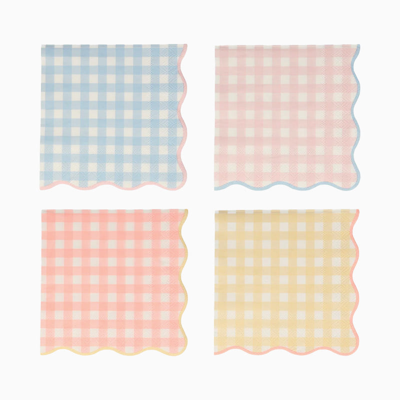 Pastel vichy small napkin