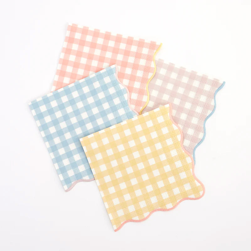 Pastel vichy small napkin