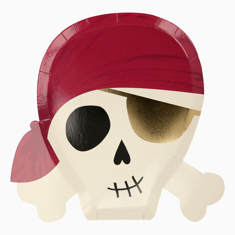 Papelão pirata de crânio