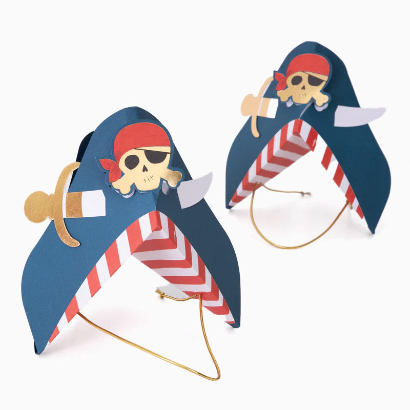 Pirate cardboard hats