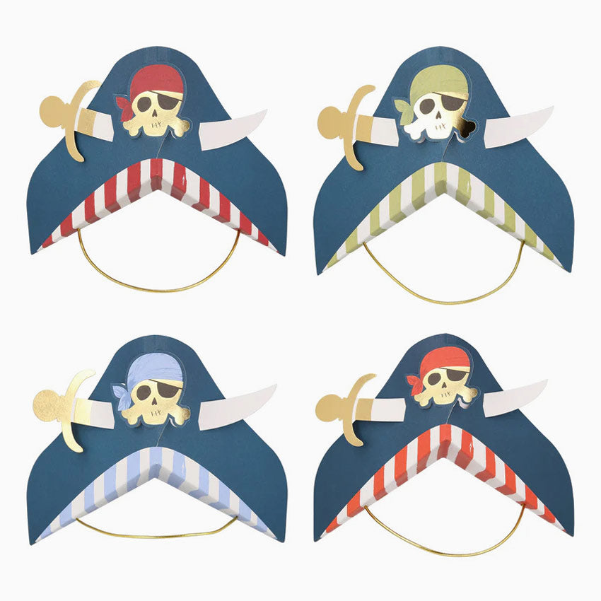 Pirate cardboard hats