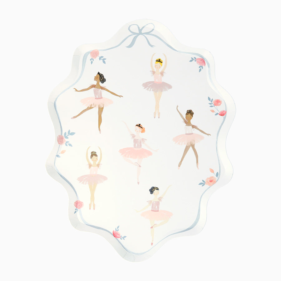 Plate di cartone ballerina