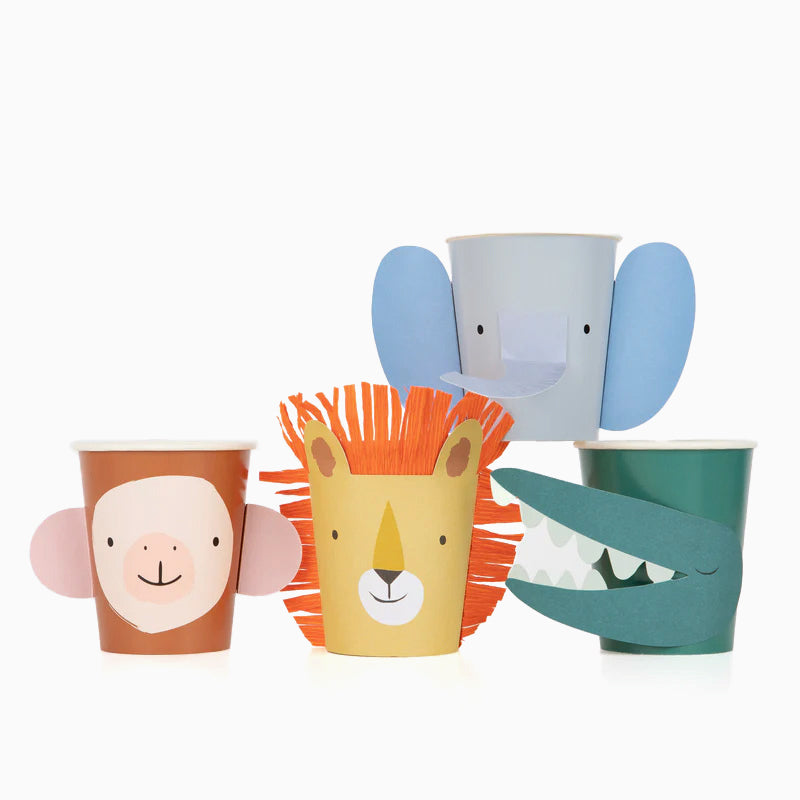 3D animal cardboard glass