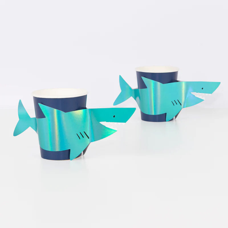 Lunettes en carton de requin 3D