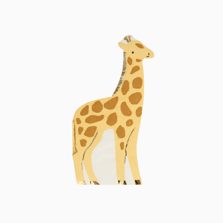 Giraffe paper napkins