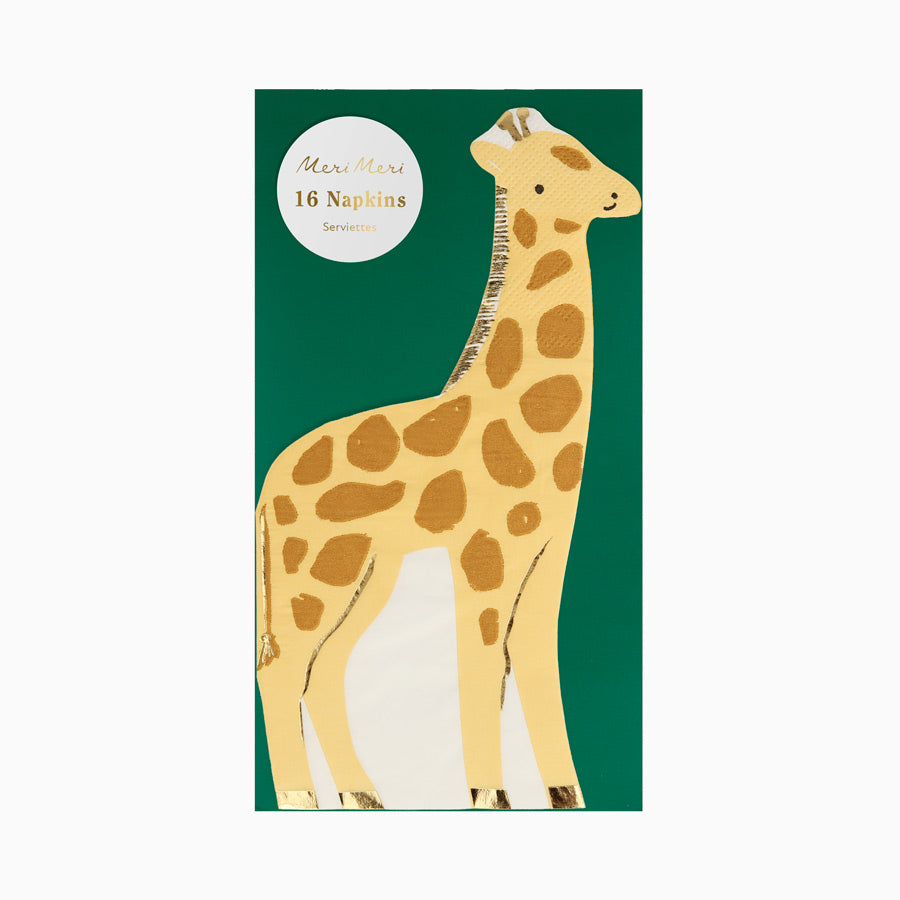 Giraffe paper napkins