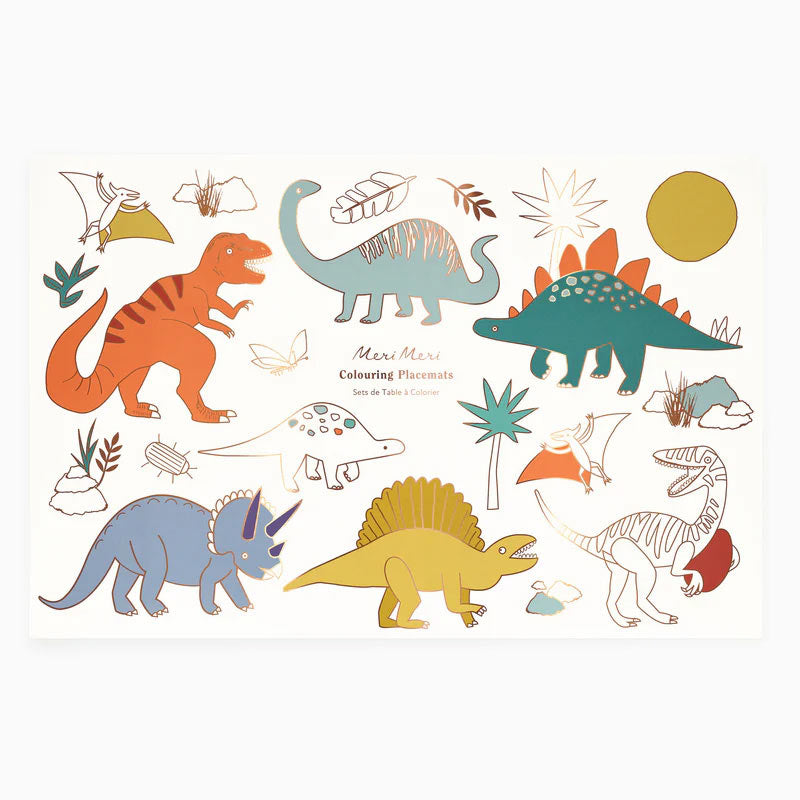 Dinosaurs Coloring Placemat