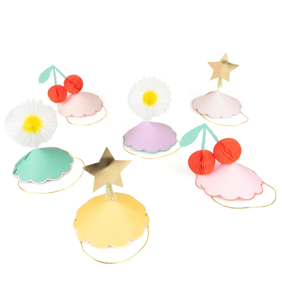 Assorted party hats