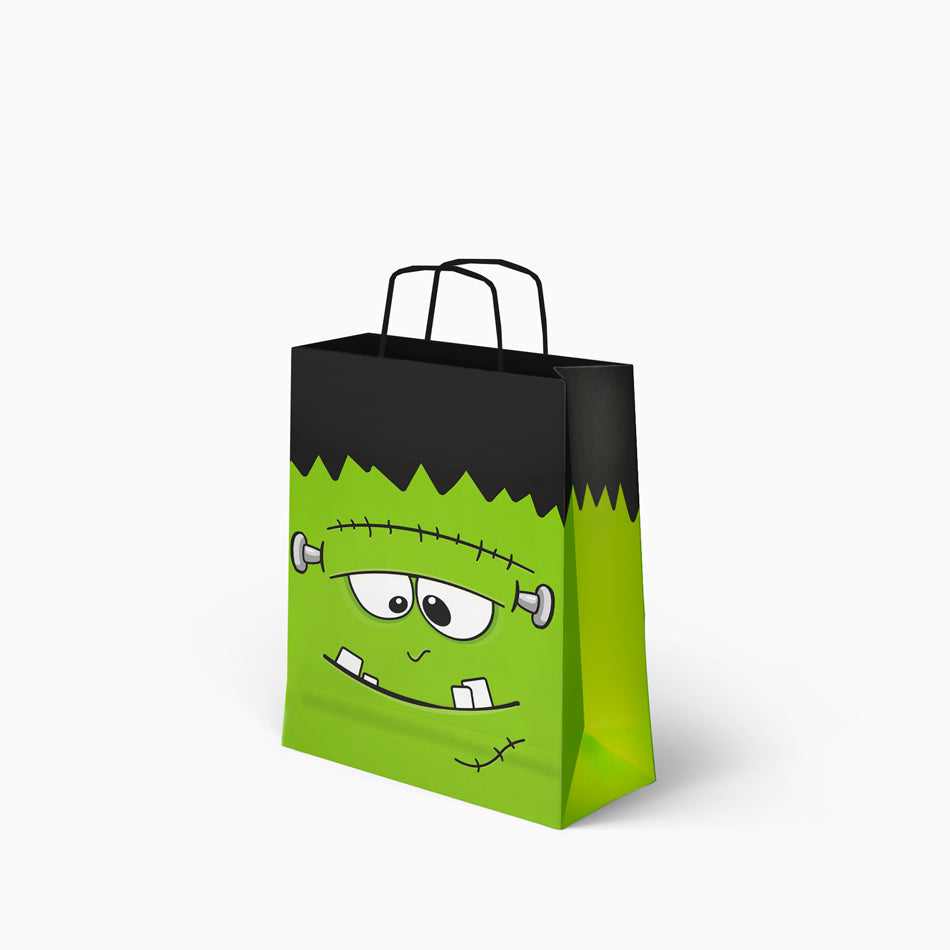 Bolsa de presente pequena Frankenstein Halloween