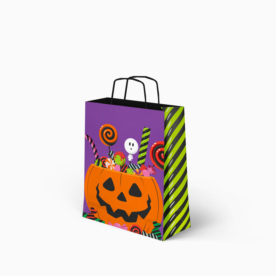 Bolsa Regalo Pequeña Calabaza Halloween