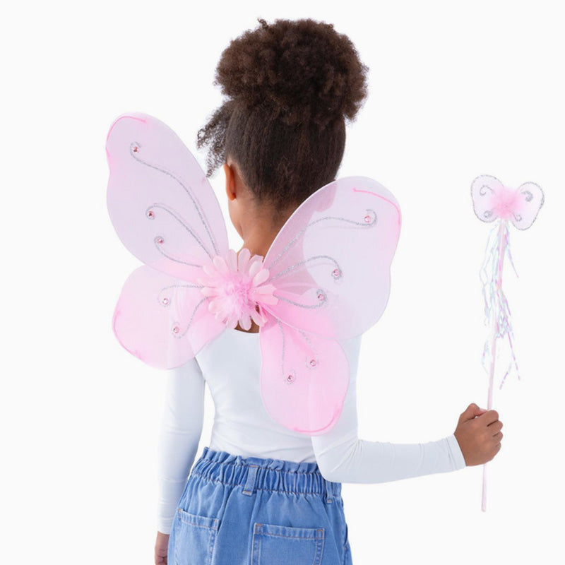 Butterfly and wand wings