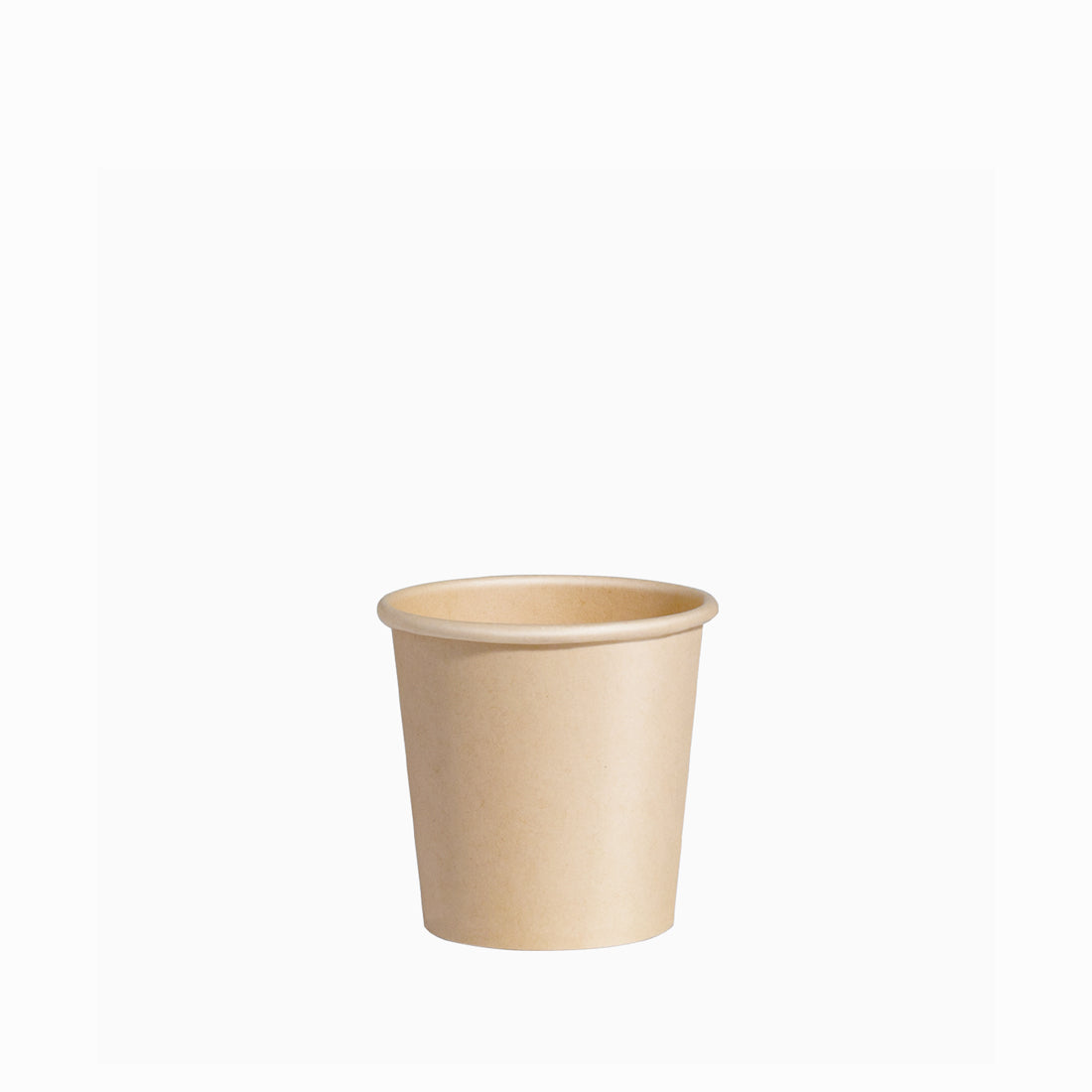 Vaso Cartón Mini Biodegradable 80cc Kraft