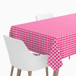 Vichy Tischdecke 1,20 x 5 m Pink