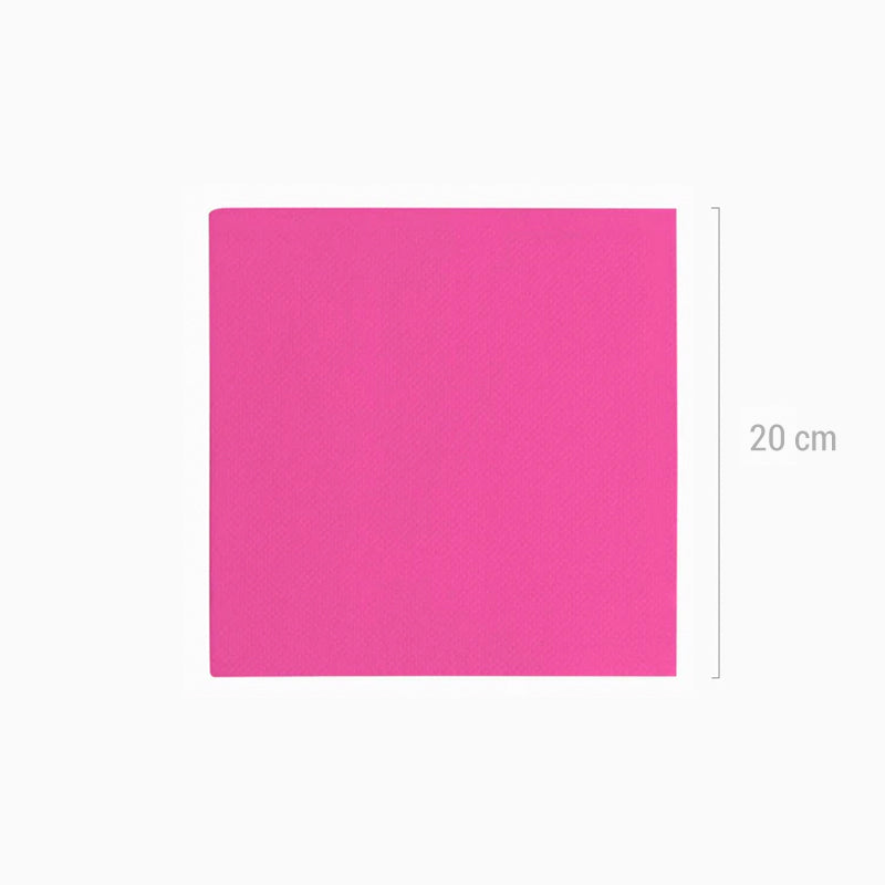 Premium Papel 40x40 Pink Servietten