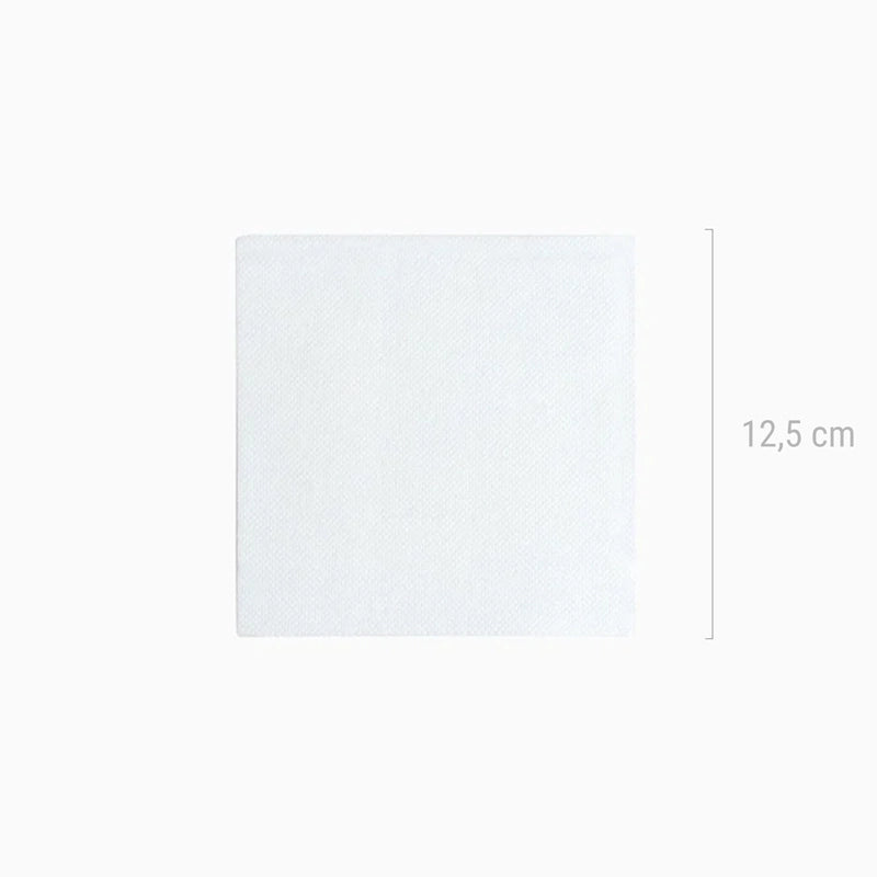 Papier premium 25x25 serviettes blanches