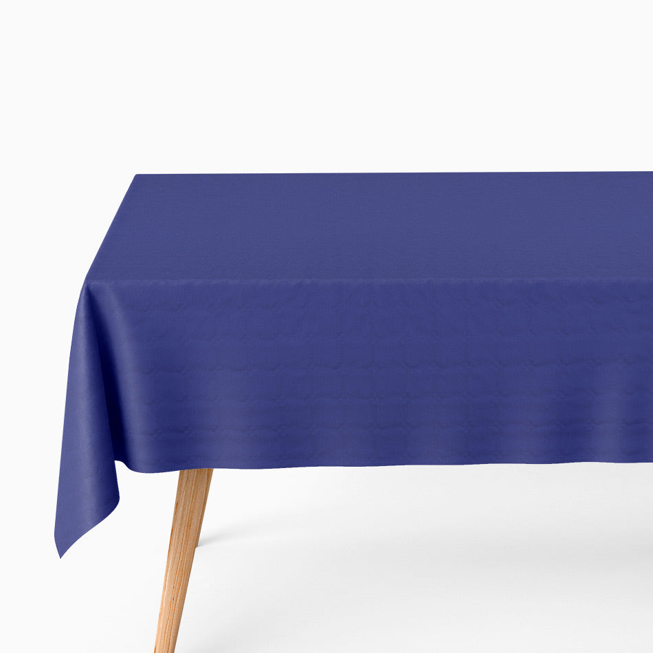 Waterproof tablecloth 1.20 x 5 m navy blue