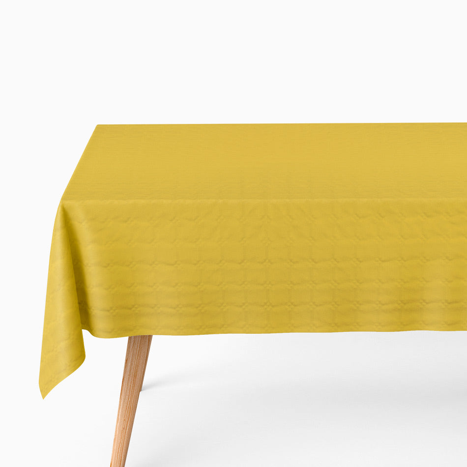 Waterproof tablecloth 1.20 x 5 m yellow