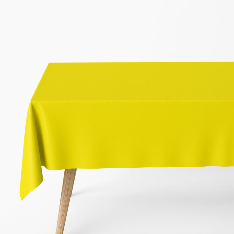 Waterproof folding tablecloth 1.20 x 1.80 m yellow