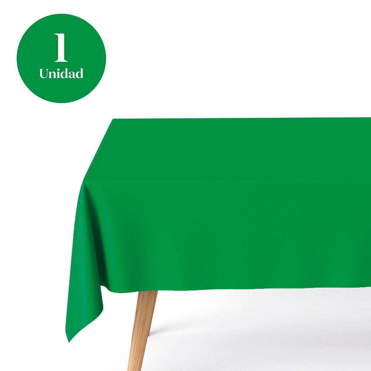 Waterproof folding tablecloth 1.20 x 1.80 m green