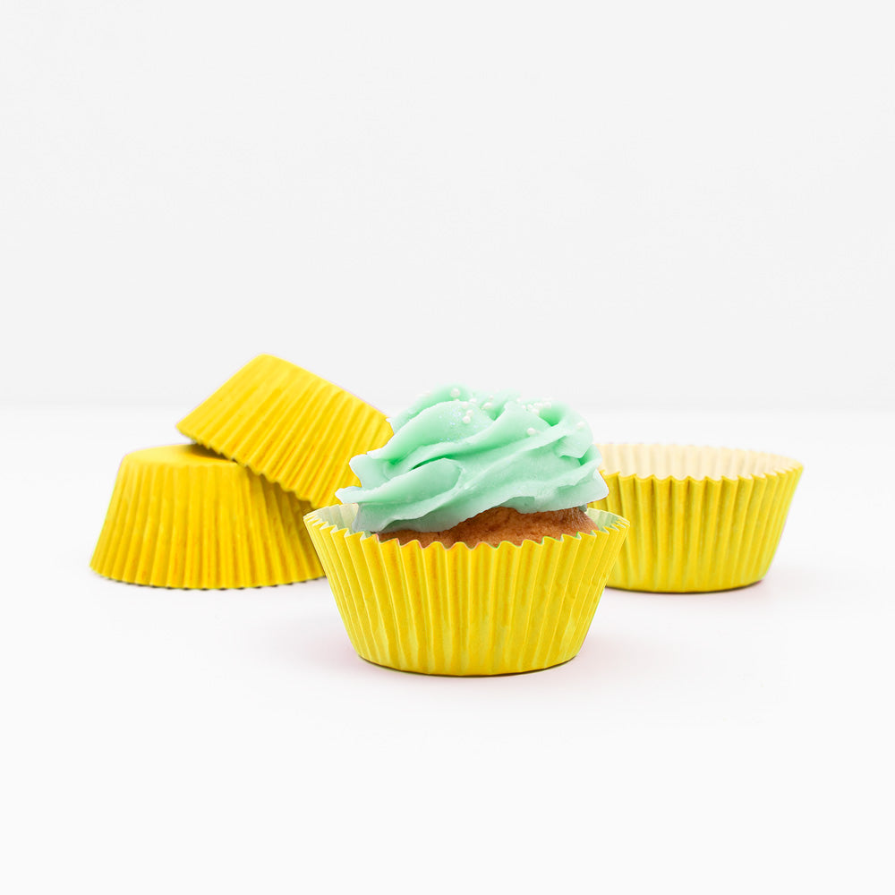 Grande stampo per cupcake giallo