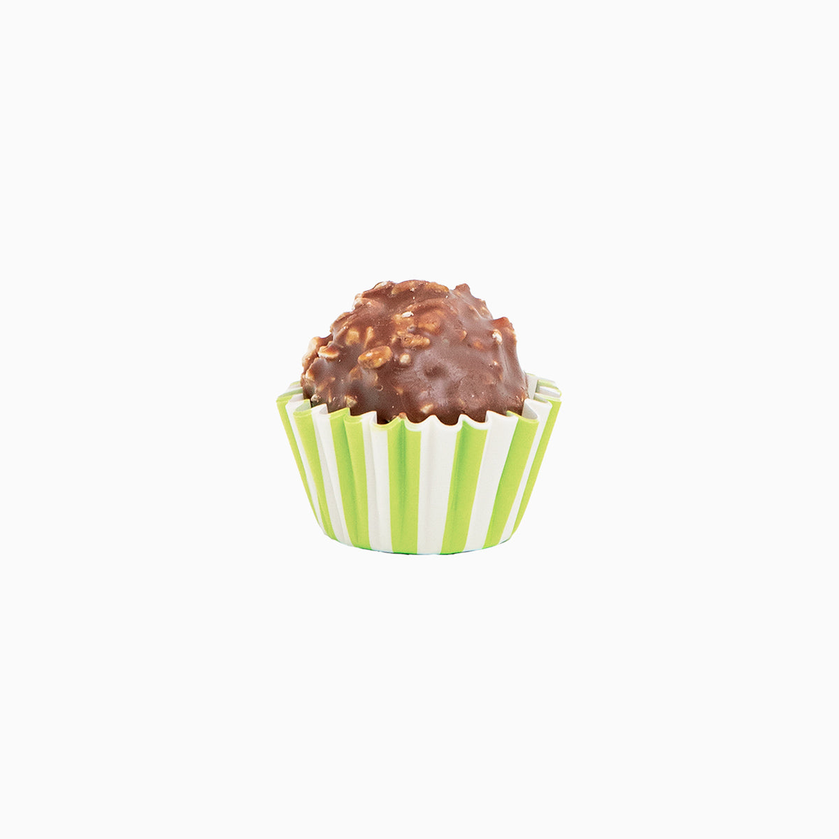 Stampo Cioccolato Rotondo Rigato Verde Lime