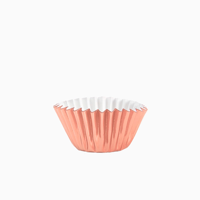 Stampo per cupcake grande metallizzato oro rosa