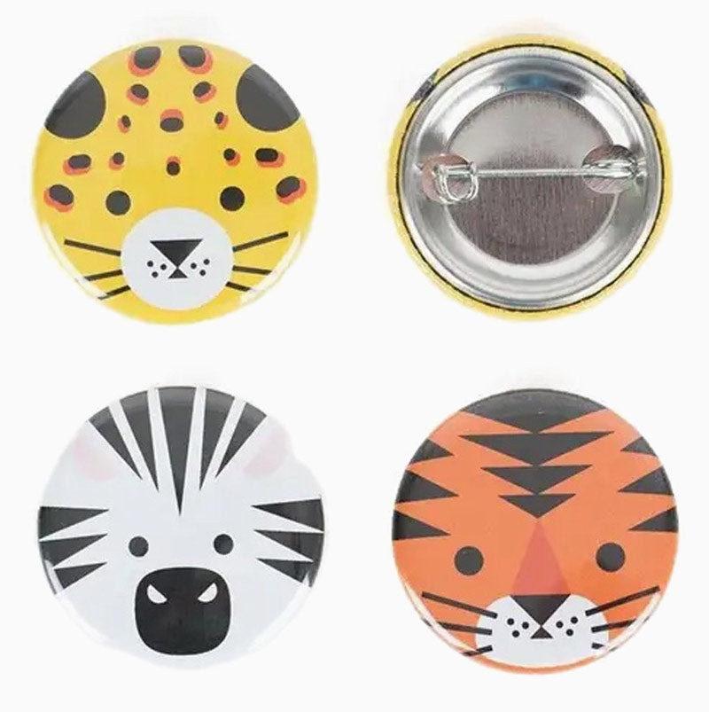 Chapas Mini Animales Jungle