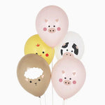 Set Globos Granja Animales