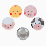 Chapas Mini Animales Granja