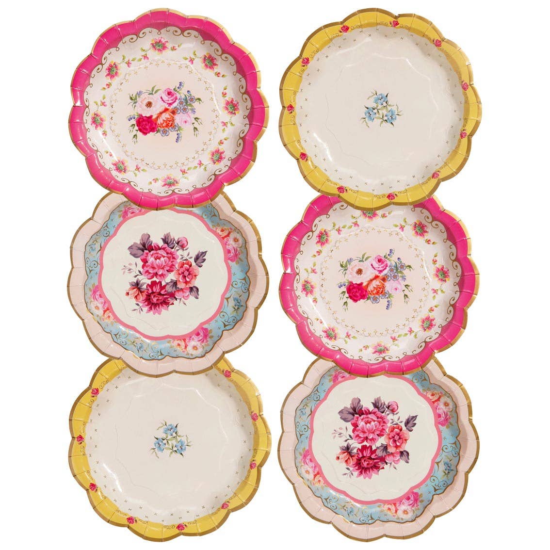 Floral dishes