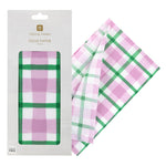 Vichy Vichy Green und Pink Seidenpapier