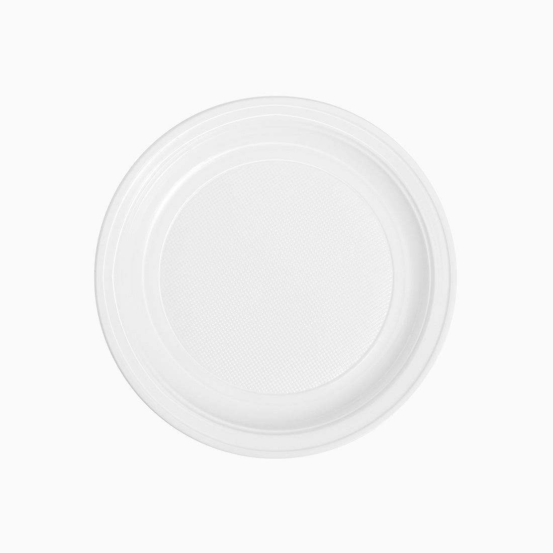 Alime en plastique rond Ø20,5 cm blanc