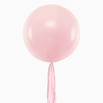 Jumbo Globo 60 cm Pink Pink Floral und Vichy Rosa ohne Personalisierung